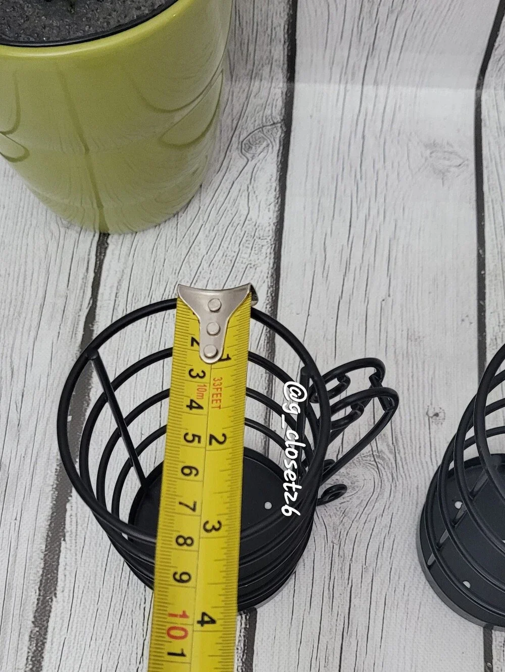 Black Spiral Metal Utensil Holders - Stylish Cutlery Organizer